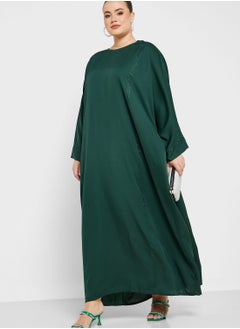 Buy Embellished Trim Detail Abaya in Saudi Arabia