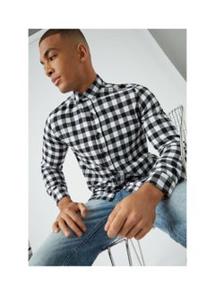 اشتري Button Down Gingham Check Shirt في الامارات