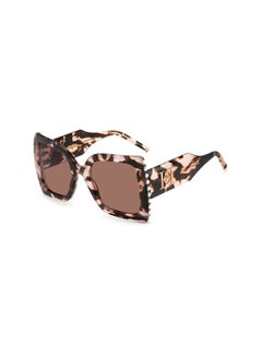 Buy Women's UV Protection Square Sunglasses - Ch 0001/S Hava Pink 55 - Lens Size: 55 Mm in UAE