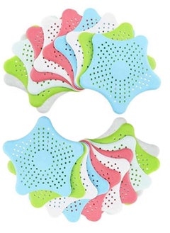 اشتري 20 Pieces  Starfish Silicone Sink Filter, Drain Pro Multiple colors في الامارات