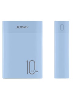 Buy 10000 mAh Compact Smart Charging Power Bank with Dual USB Output BLUE in UAE