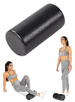 Buy High Density Foam Roller for Back Pain Relief, Yoga, Exercise, Physical Therapy, Muscle Recovery and Deep Tissue Massage, For Pre and Post Workout Muscles Massage, Extra Firm Foam Yoga Roller Of 30 Cm in Saudi Arabia