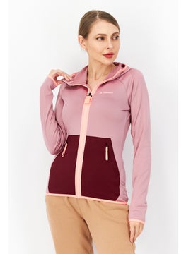 اشتري Women Sportswear Fit Training Sweatshirt, Mauve Combo في الامارات