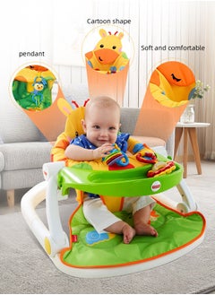 Buy Baby Sitting Support Baby Floor Seat Activity Center Sit Up Infant Feeding Playing Chair Foldable Baby Chair in UAE