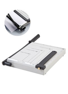 Buy Paper Cutter A4 Stack Paper Trimmer Photo Cutter Craft Machine for Office Home or School White Color in UAE