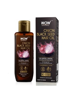 Buy wow skin science onion black seed hair oil 200ml in Saudi Arabia
