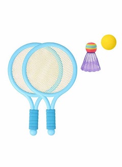 Buy Tennis Racket Set for Children, Balls Badminton Rackets Kids Outdoor Garden Game Toys Children in Saudi Arabia