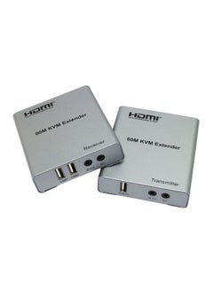 Buy 4K HDMI KVM Extender Transmitted Over Ethernet Cable with HDMI and USB Ports - 60M in UAE
