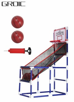 اشتري Arcade Basketball Hoop Game – Basement Toys – Basketball Hoop for Kids – Basketball Game with Hoop Training System –Air Pump Included- Kids Indoor Sports Toys – Fun and Entertaining في السعودية