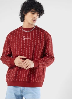 Buy Small Signature Ziczac Pinstripe Sweatshirt in Saudi Arabia