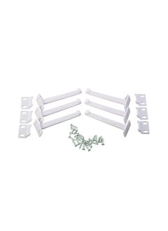 اشتري Pack Of 6 Safety Catches, White في الامارات