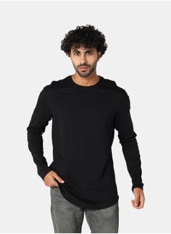 Buy R NECK LONG SLEEVES T-SHIRT in Egypt