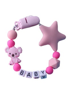 Buy Beads Pacifier Holder With Teether in Saudi Arabia