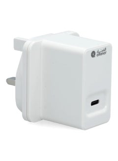 Buy 20W USB-C Smart Charger with Fast Charging White UC03 in Saudi Arabia