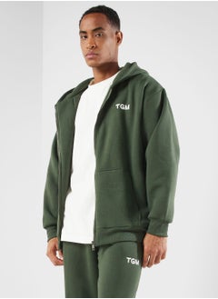 Buy Lounge Oversized Zip Hoodie in UAE