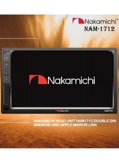 اشتري Nakamichi NAM1712 7" Bluetooth USB/AUX NZ Tuners Car Stereo Apple & Android mirror link في الامارات