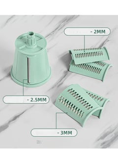 Buy Multifunctional vegetable cutter drum shredder slicer meat grinder home injury-proof hand-cranked shredder artifact in Saudi Arabia