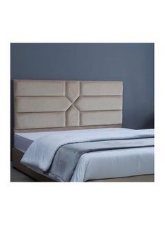 Buy GoodLuck Furniture Estella Premium Upholstered Velvet Bed Frame Bedroom Furniture Strong And Sturdy Modern Design Wooden Bed | Quiet & Comfortable Bed in UAE
