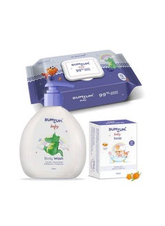 Buy Baby Gentle 99% Pure Water Wet Wipes With Lid72 Pcs.(Pack Of 1) & Baby Soap 50Gram (Pack Of 1) & Baby Body Wash (200 Ml) Combo in UAE