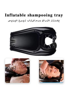 Buy Inflatable Hair Washing Tray for Sink and Bedside - Comfortable Portable Shampoo Bowl for Spill-Free Rinsing - Wash Basin for Haircuts and Coloring at Home for Elderly, Kids, Bedridden and Disabled in Saudi Arabia