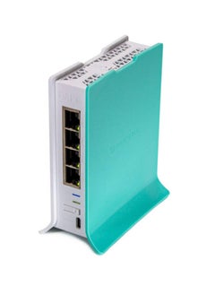 Buy Mikrotik HAP AX Lite Router, 800 MHz Frequency, 802.11b/g/n/ax Wireless, Green-White | L41G-2axD in UAE