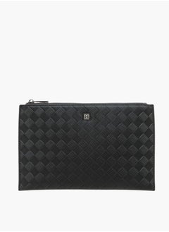 اشتري Textured Cardholder with Zip Closure في الامارات