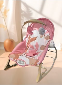 Buy Baby Rocking Chair Baby Bouncer with Music Box Baby Swings for Newborn in UAE