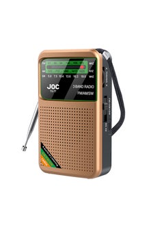 Buy Full Band Multi-Function Radio with Auto-Tuning Gold in Saudi Arabia