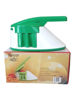 Buy ARTC Manual Hand Press Lemon and Orange Juicer 2 in 1 Green in UAE