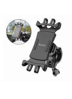 اشتري Yesido C66  Bike Phone Holder Stand Adjustable Silicone Universal Bicycle Phone Mount for في الامارات