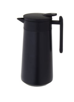 Buy steel thermos for Tea and Coffee 800 ml black color in Saudi Arabia