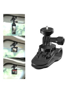 Buy Car Sun Visor Mount, RC Car Sun Visor Mount Adjustable Holder, for GoPro/for Insta360 X3/GO 3/ONE X2/ONE RS/GO 2/Osmo Action 4 Camera Mount Clamp Mount, with 1/4" Screw Adapter Accessories in UAE