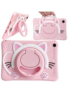 Buy Case Compatible with Samsung Galaxy Tab A9 Plus 11 Inch 2023 Cover, Cute Cat Kids Case with 360° Rotating Handle Kickstand Shockproof Rugged Kids Friendly Tablet in Saudi Arabia