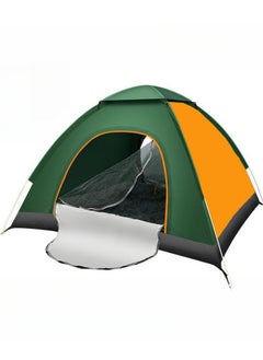 Buy Instant camping tent for 3-4 people, automatic home pop-up tent, waterproof, easy to install. 200x200x135cm in Saudi Arabia