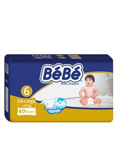Buy Baby Diapers XX-Large (size 6) 40 diapers in Egypt