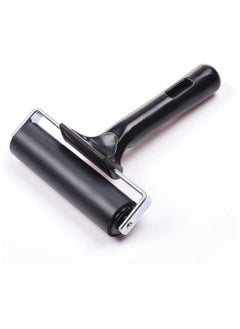 Buy Rubber Brayer Roller, Printing Ink Rubber Brayer Roller Paint Brush Black Ink Applicator Art Craft Oil Painting Tool for Printmaking Anti Skid Tape Construction in Saudi Arabia