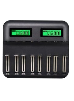 Buy Beston BST-C9008TC LCD Universal Battery Charger – 8 Bay AA AAA C D Battery Charger for Rechargeable Batteries Ni-MH AA AAA C D Batteries with 2A USB Port Type C Input Fast AA AAA Battery Charger in Egypt