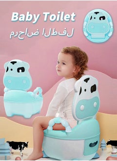 Buy Kid Size Potty Realistic Potty Training Toilet Toddler Potty Chair with Soft Seat Removable Potty Pot Toilet Tissue Dispenser and Splash Guard Non-Slip for Toddler Baby Kids in Saudi Arabia