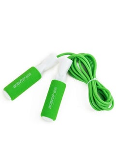 Buy AT0620 Adjustable Jump Rope With Bearing Foam Handles - Green/White in Egypt