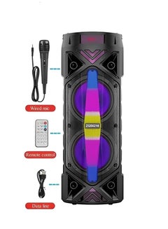 Buy Portable Bluetooth Speaker 2 Speakers 6.5 Inch TIT TS-6601 in Saudi Arabia