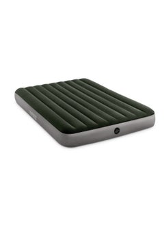 Buy Intex Dura-Beam Standard Prestige Air Mattress Queen With Hand-Held Battery Pump - 64779 in UAE