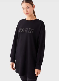 Buy Crew Neck Oversized Tunic in UAE