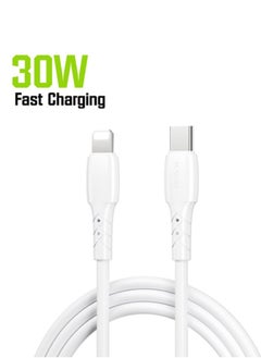 Buy iPhone Charger Cable 2M / 3M USB C to Lightning Cable Fast Charging Power Delivery PD 30W 3A iPhone Cable for iPhone 14/14 Pro/14 Plus/14 Pro Max, iPad Pro, iPhone 8-13 All Series in UAE