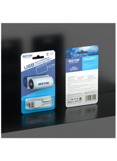 Buy Beston C size 1.5V Rechargeable Battery Type C - Pack of 1 in UAE