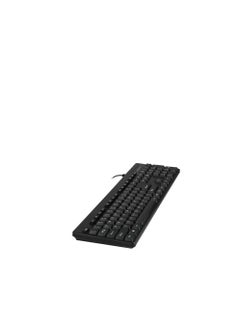 Buy Meetion MT-K100 USB Standard Wired Keyboard Arabic Black in Egypt