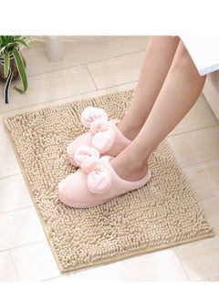 اشتري Non-Slip Fluffy Soft Plush Microfiber Washable Quick Dry Ultra Bath Mats For Tub Bathroom Rugs Bath Mat في الامارات