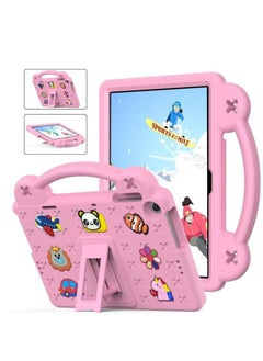 Buy Huawei Matepad SE 10.4 Inch case for, Heavy Duty EVA Foam Shockproof Cover Kids Proof Case with Stand (Pink) in UAE