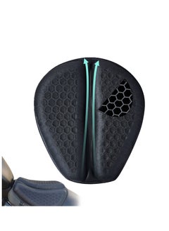 اشتري Motorcycle Seat Cushion 3D Honeycomb Gel Petal Shape Design - Not Stuffy, Protecting Sensitive Areas, Stay Cool and Comfortable for Long Ride في الامارات