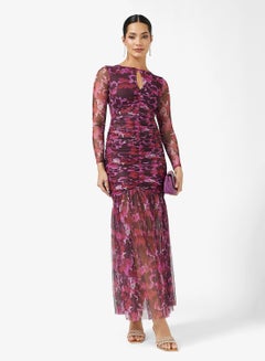 homeyee women's chic v-neck lace patchwork flare party dress a062 Donna Karan Women's Sleeveless Midi Fit And Flare Dress in Natural Combo main image 0