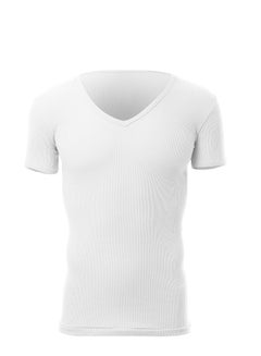 Buy Cottonil  - Neck Men Undershirts-Derby-V-white in Egypt